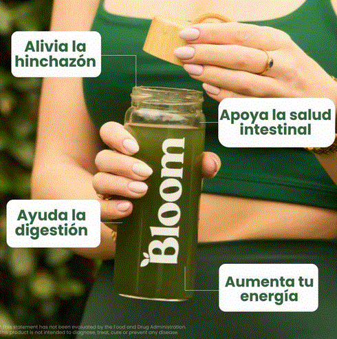 💚 Reduce la inflamación abdominal desde el interior con Bloom 🌿