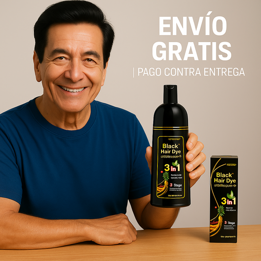 💥 OFERTA ESPECIAL – SHAMPOO ANTI CANAS DE EFECTO INMEDIATO 🖤