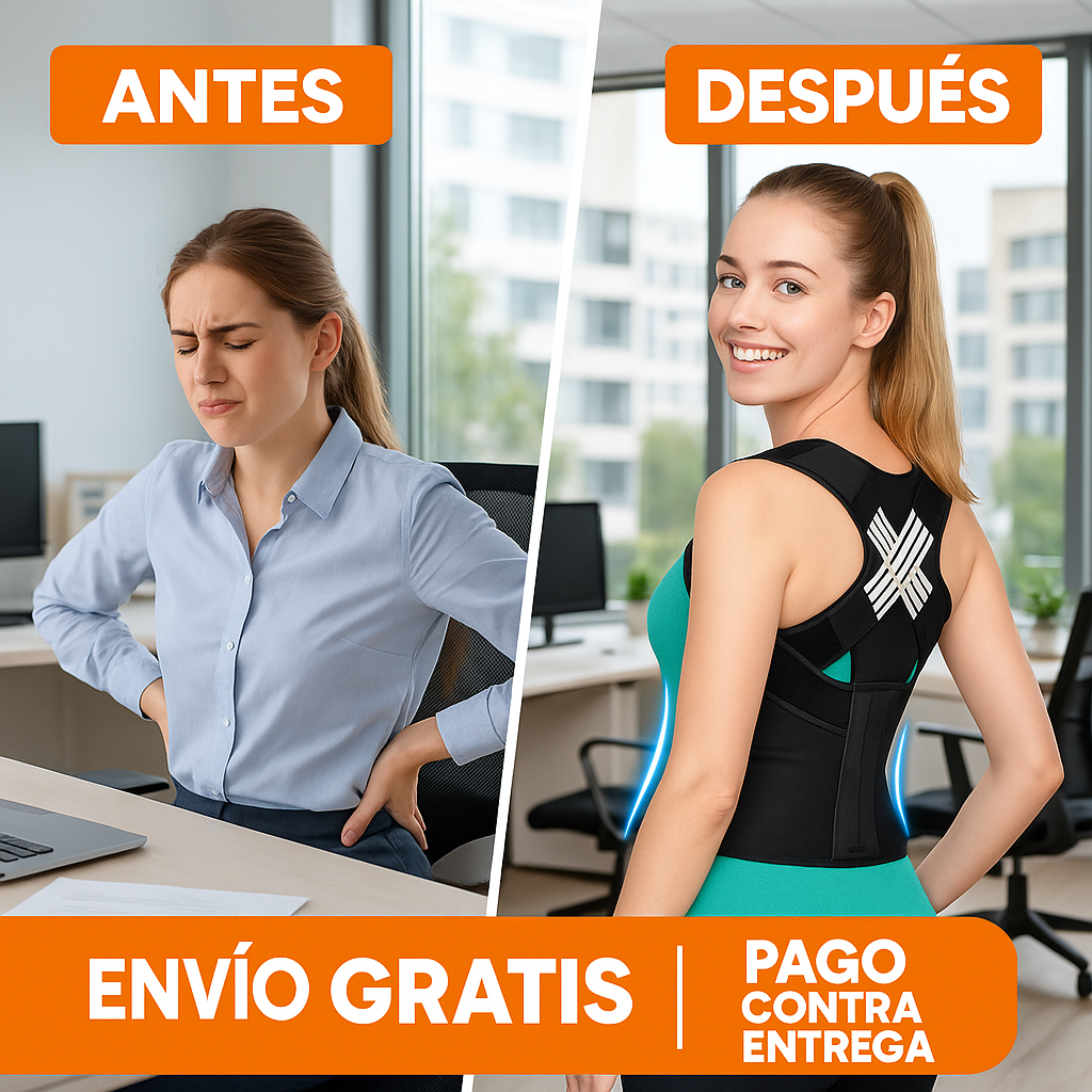 Corrector De Postura Ajustable con Soporte