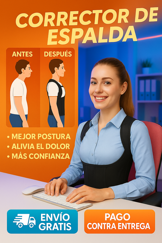 Corrector De Postura Ajustable con Soporte