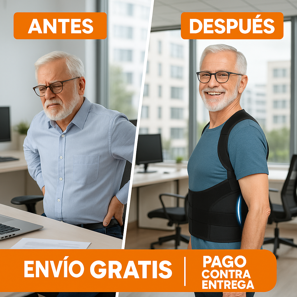 Corrector De Postura Ajustable con Soporte