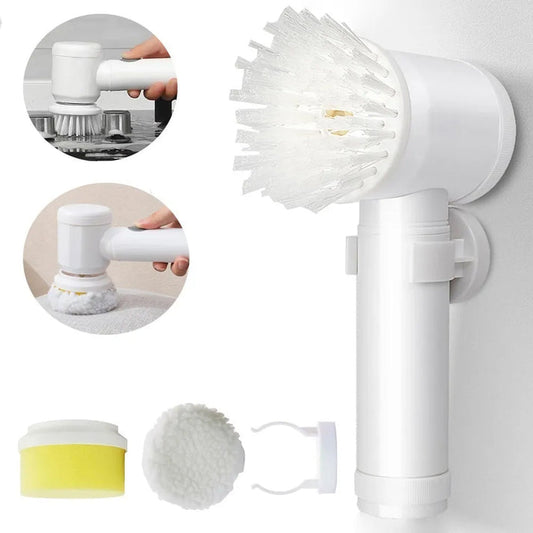 🔌🧽 Cepillo Eléctrico Multiusos 5 en 1 – Limpieza profunda en segundos ✨🛁💨 - OFERTA LIMITADA!
